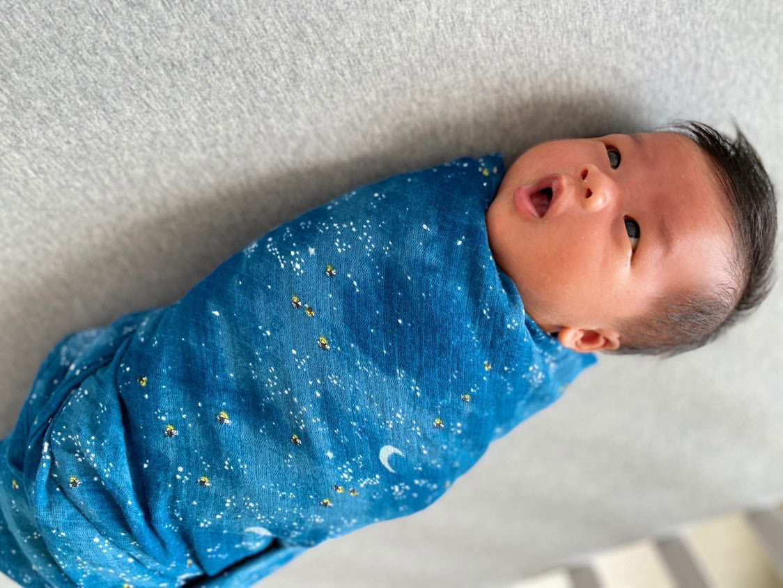 ORGANIC SWADDLE - STARRY NIGHT