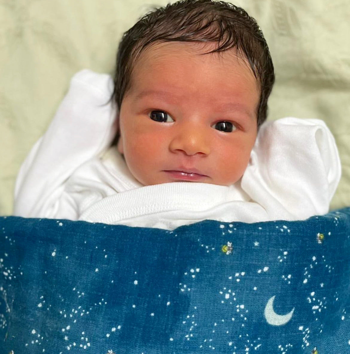 ORGANIC SWADDLE - STARRY NIGHT