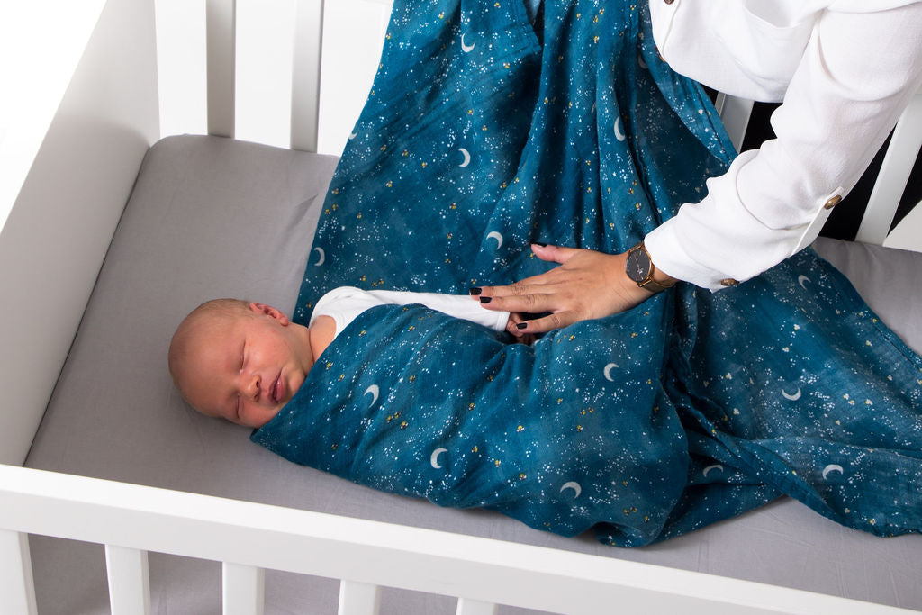 ORGANIC SWADDLE - STARRY NIGHT