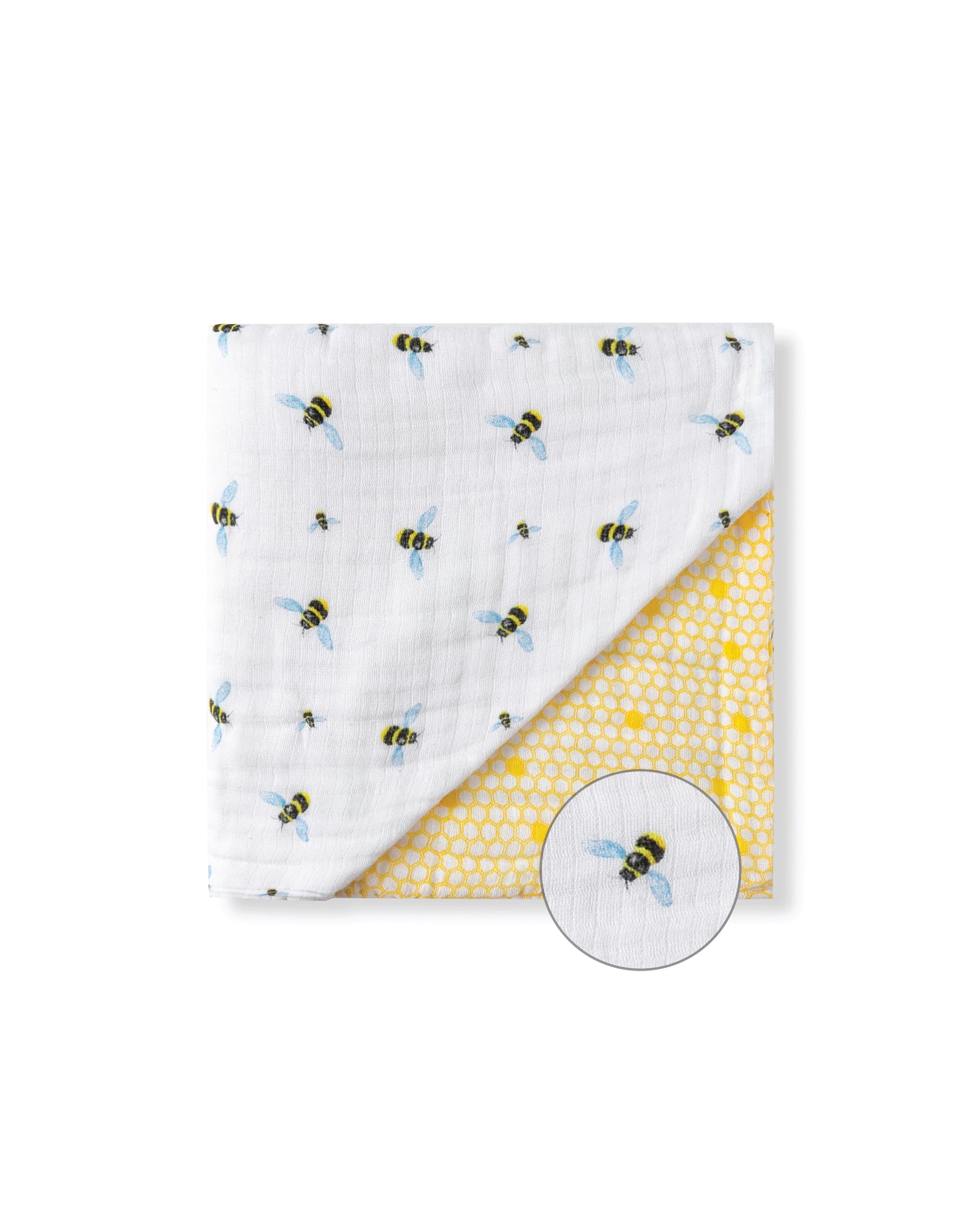 ORGANIC SNUG BLANKET - BEES